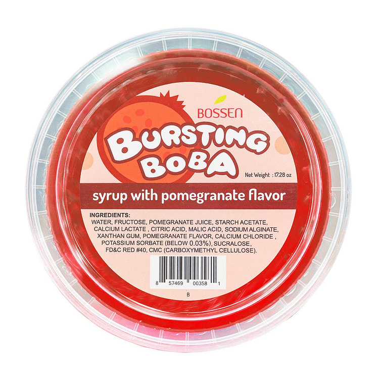 Pomegranate Bursting Boba Mini
