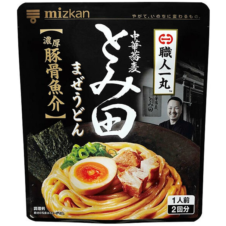 职人一丸浓厚豚骨鱼介风味拌面料 2人份 56g