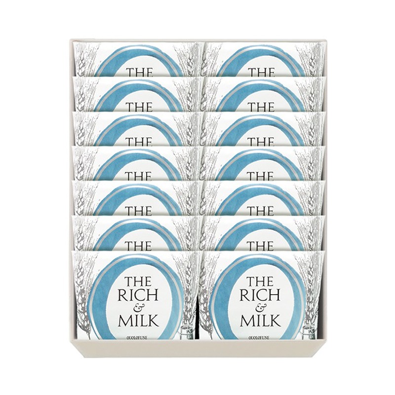KUROFUNE The Rich And Milk Waffle Sand 14 pcs 1 box