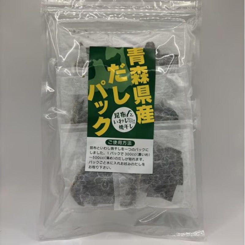 Minamiya Aomori Dashi Pack 48g (8g x 6 Bags) 1 each