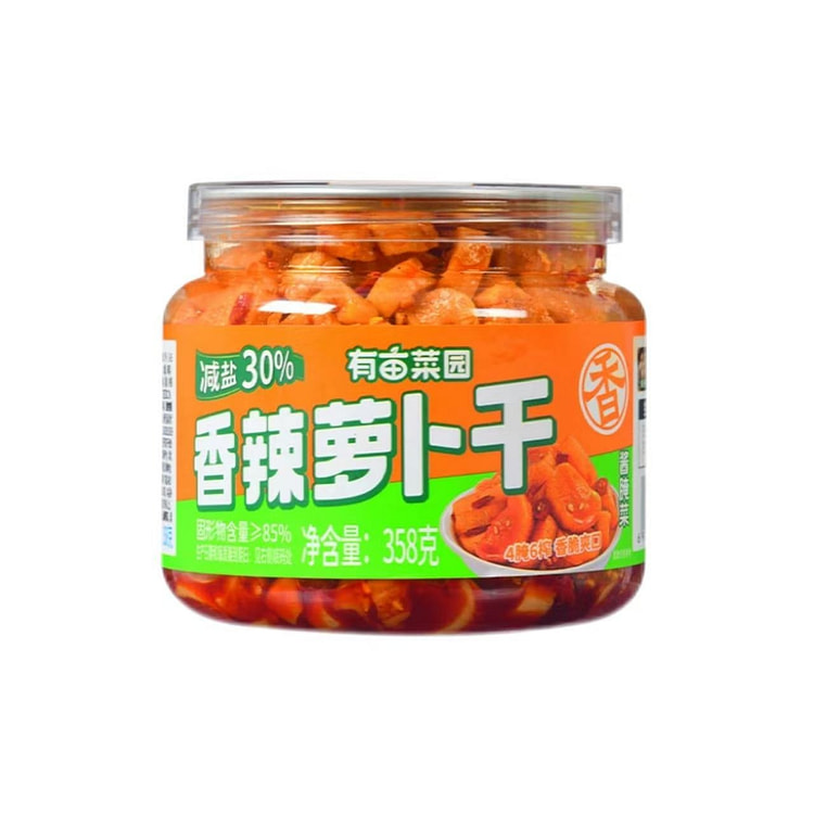 Youmu Vegetable Garden Dried Radish 358g*1 Jar 358 g