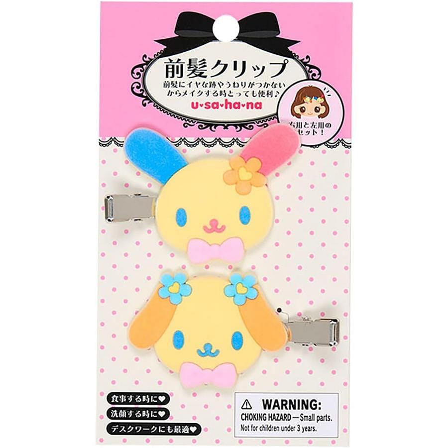 Sanrio Character Flocked Hair Clip Usahana 1 each