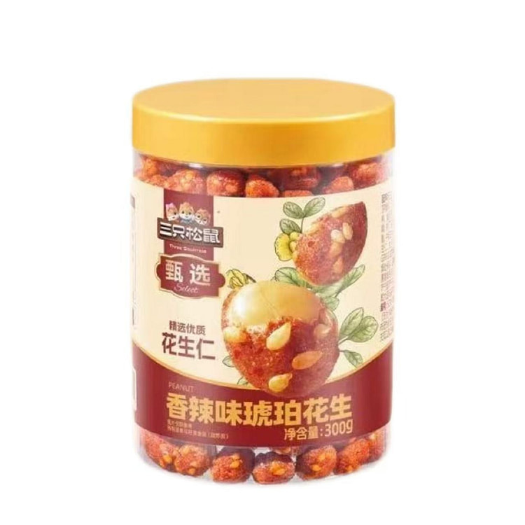三只松鼠琥珀花生香辣味300g 1 瓶