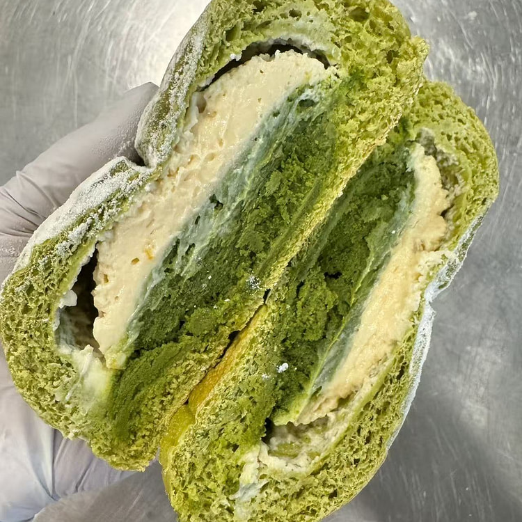 美国手作 抹茶茉莉柚子欧包