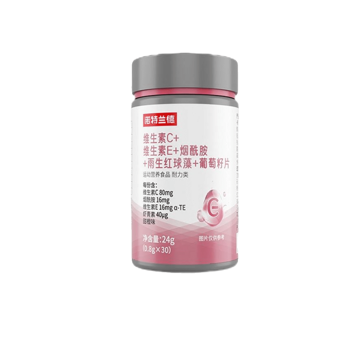 VitaminC&E Niacinamide Haematococcus pluvialis Grape Seed Astaxanthin 30tablets 1 each