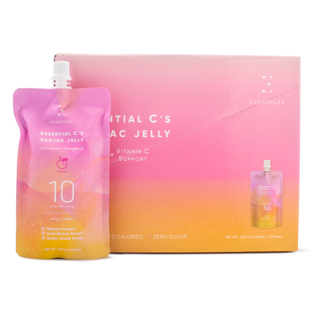 Get EVERYDAZE Essential C's Collagen & Vitamin C Konjac Jelly Peach