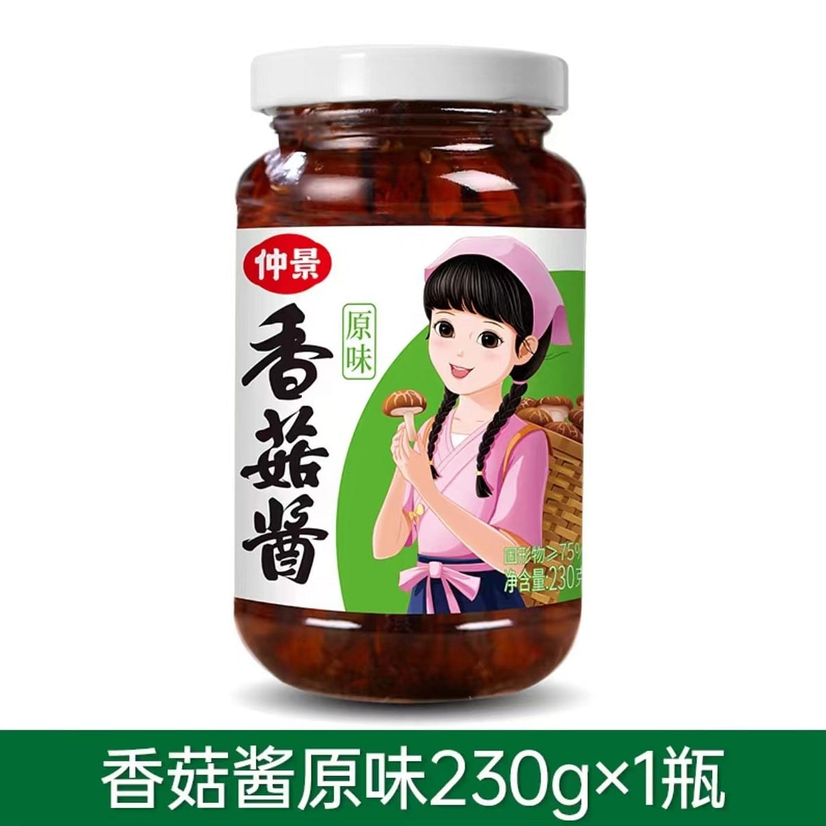 Zhong Jing Mushroom sauce 230g*1 bottle 230 g