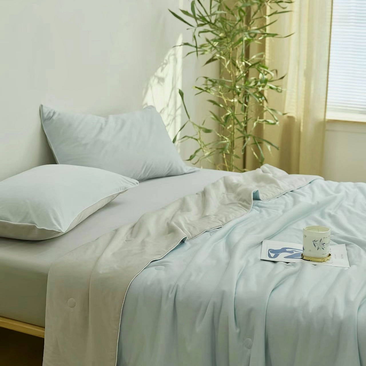 BedinOne Cooling Airy Comforter Set Full Size_XLarge 4 lb