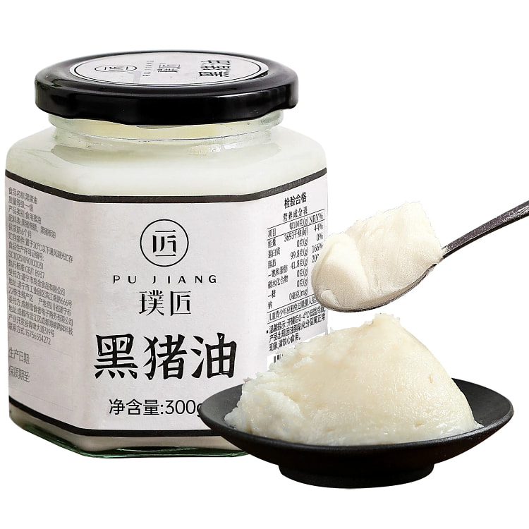 Pujiang black lard 300g * 1 can 300 g