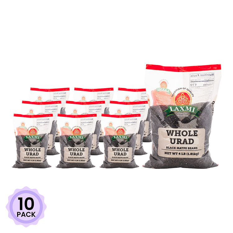 Laxmi Urad Whole Dal 2 lb*10 pack