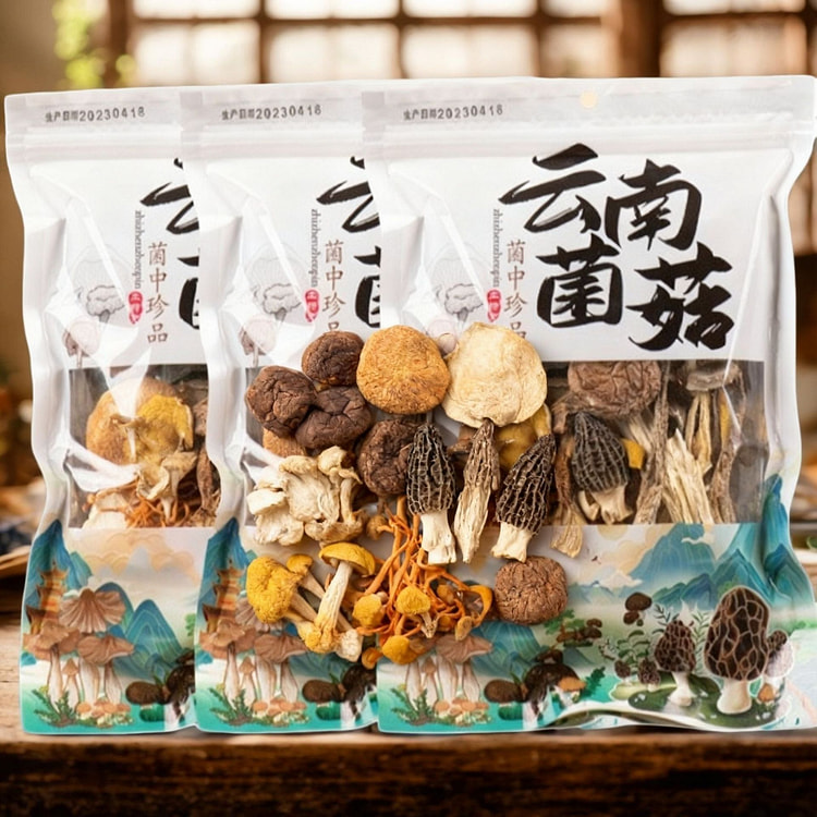 云南菌菇包 菌汤包 含羊肚菌杏鲍菇  汤料包 100 克