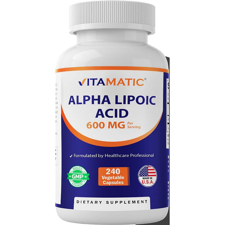 Alpha Lipoic Acid (ALA) 600mg - 240 Capsules
