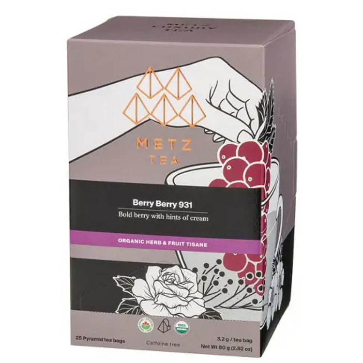 METZ 有机超级莓果茶 | 顶级花果冲泡 25 包