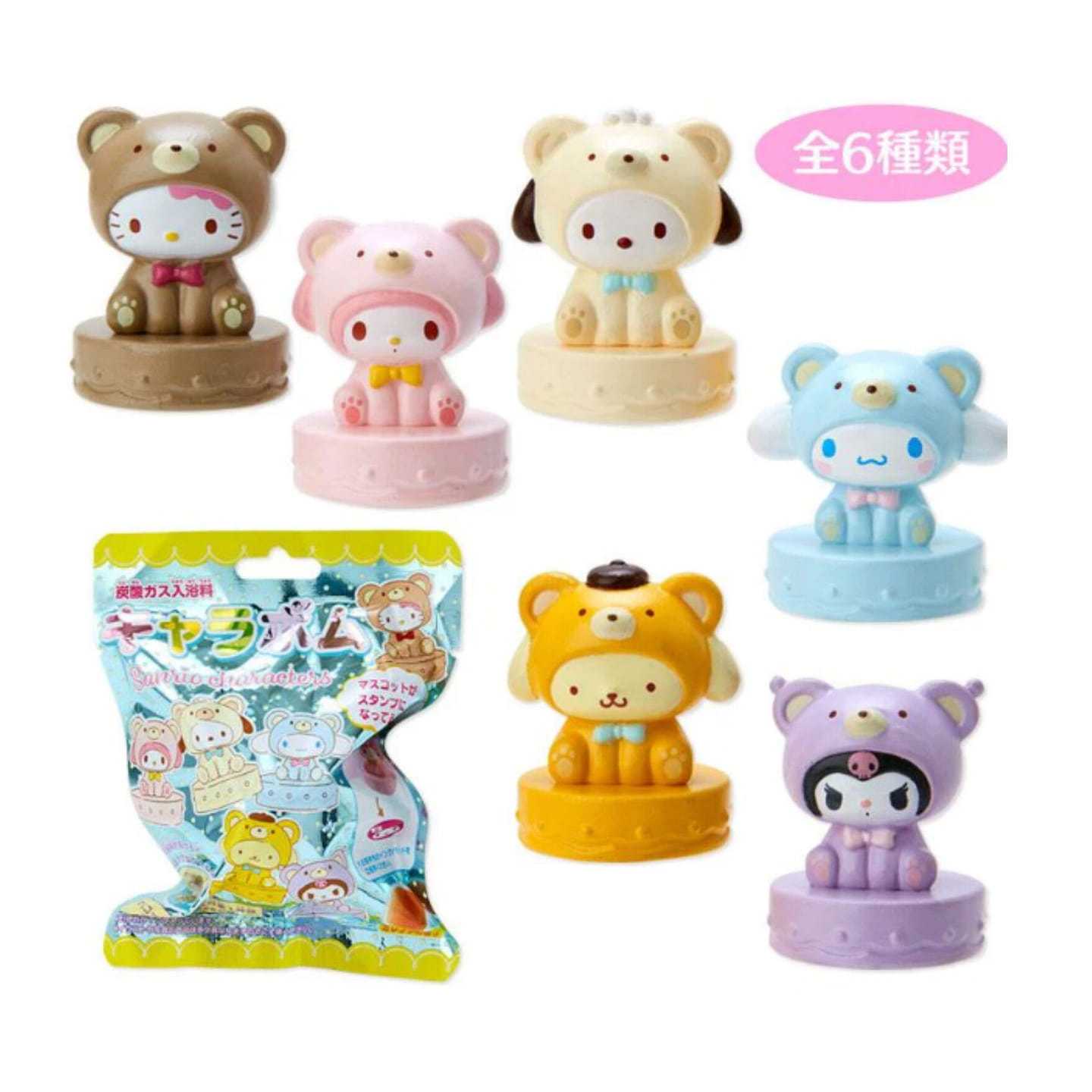 Sanrio Character Cartoon Stamp Blind Box Bath Ball 1 count