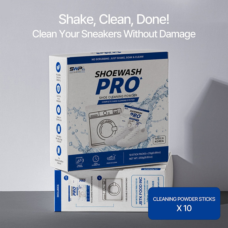 SHOEWASH PRO Shoe Cleaning Detergent Refill 10 Pac 300 g