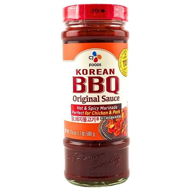 CJ BBQ Original Sauce Hot & Spicy Marinade 500g 1 each