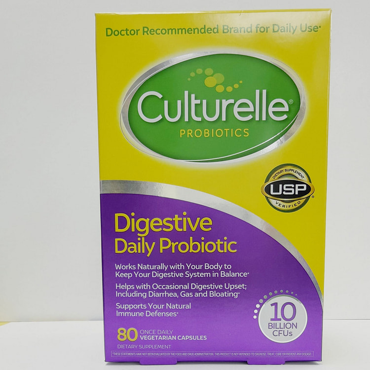 Culturelle Digestive Daily Probiotic 80 Capsules 1 box