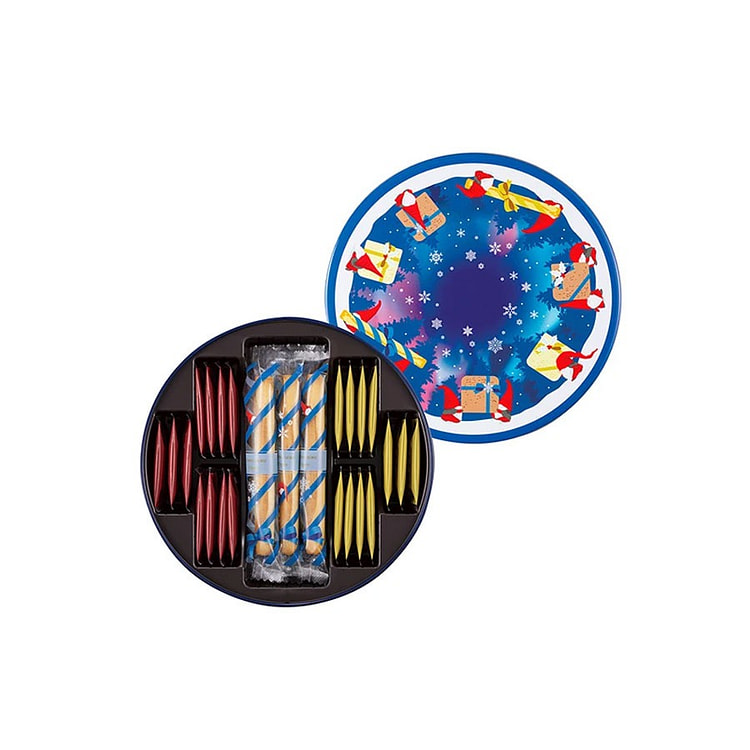 YOKUMOKU圣诞限定 蛋卷 巧克力曲奇28枚 1 盒