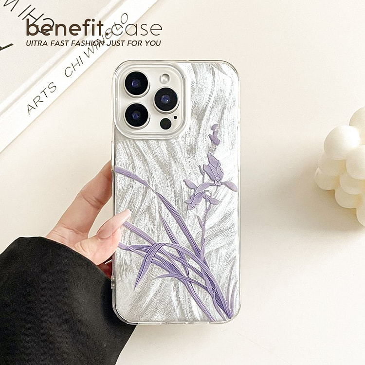 Benefit·紫色小香兰手机壳 1 个