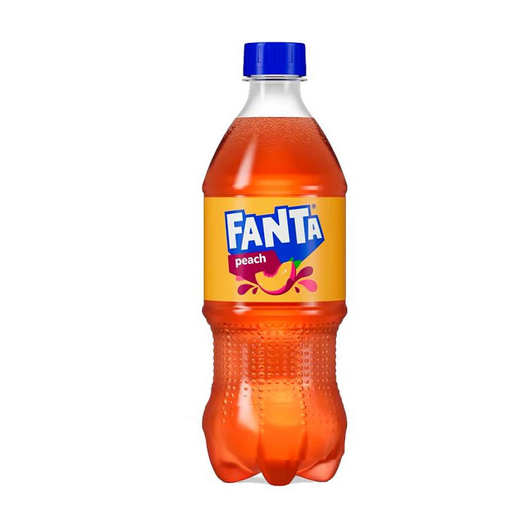 Fanta Peach 20oz Bottle 1 each