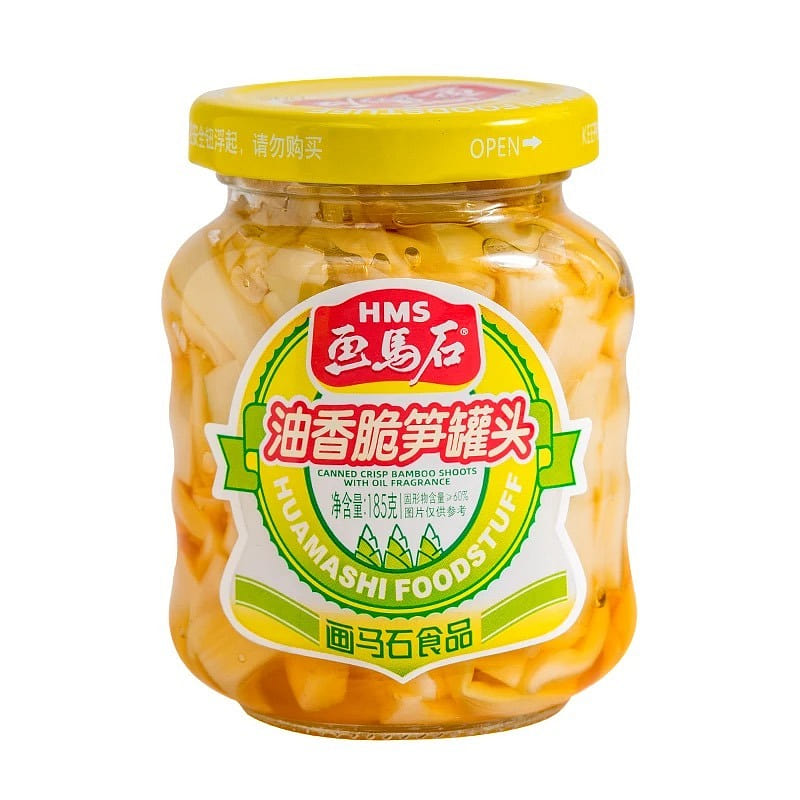 Huama Stone, oil-fragrant crispy bamboo shoots, 185 g