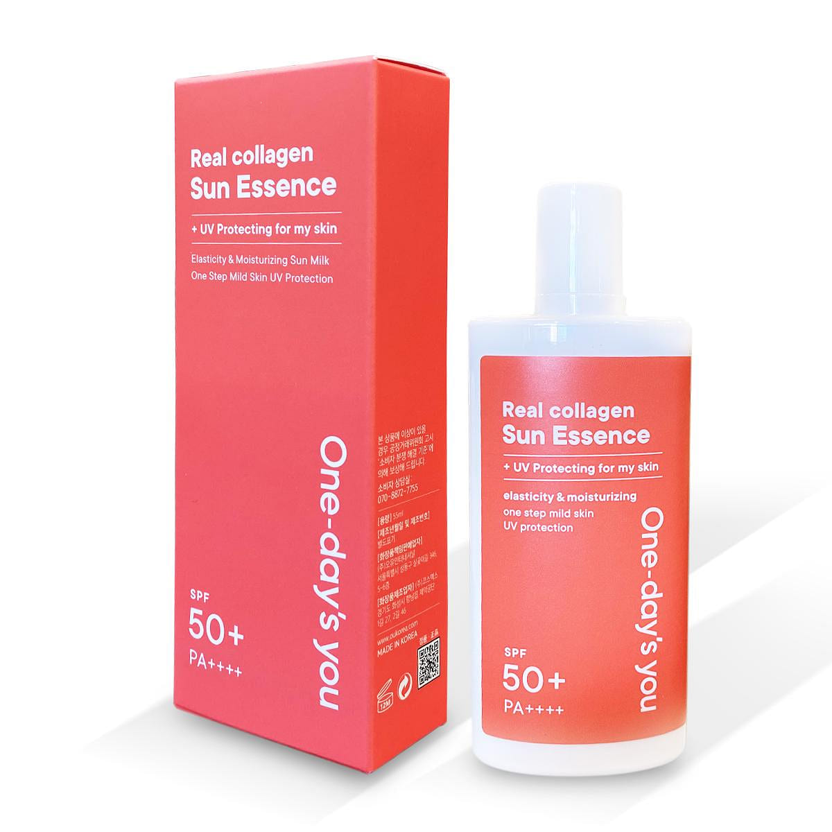 ONE-DAY’S YOU Real Collagen Sun Essence SPF 50+ PA++++ 55 ml