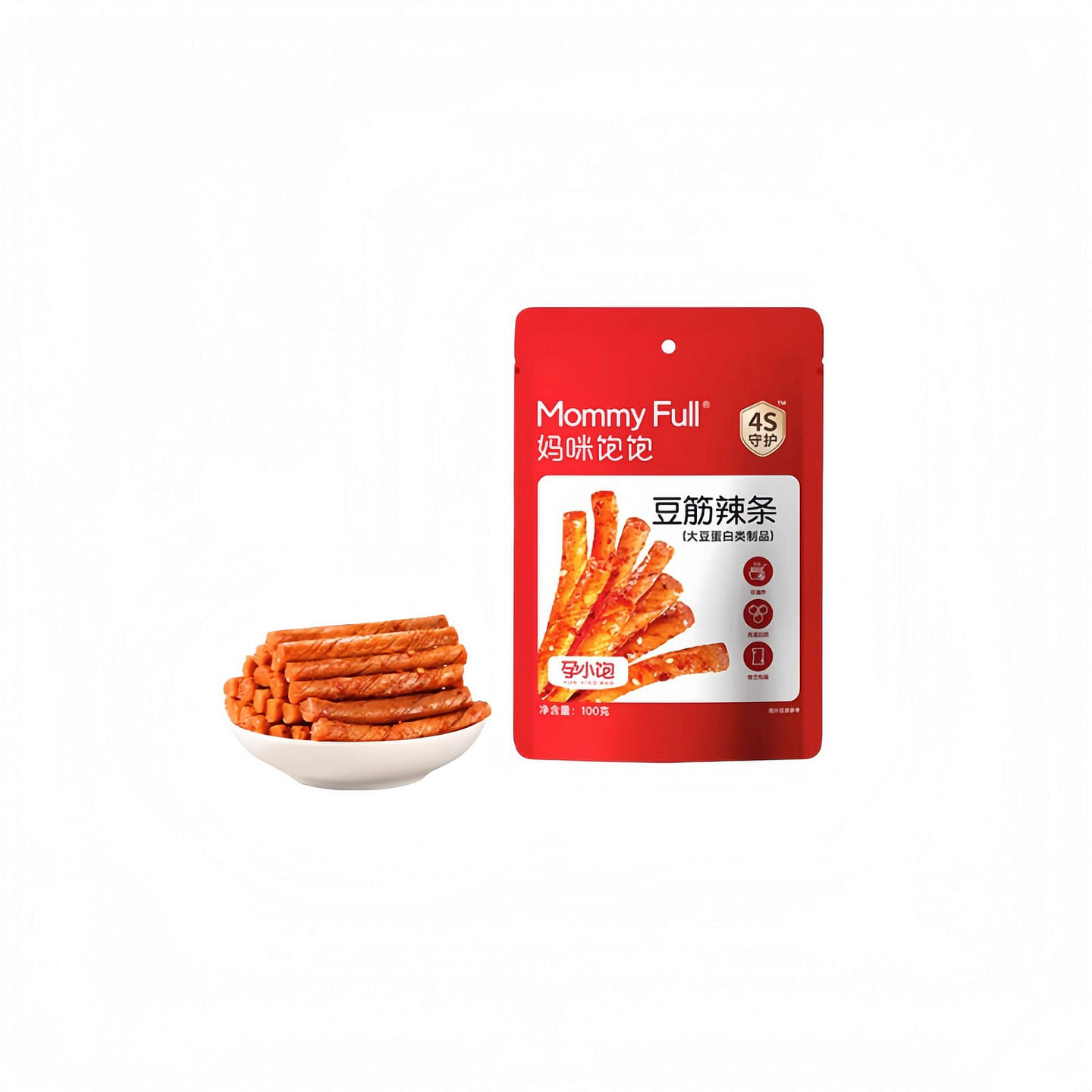 Pregnant Women Snack Bean Strips Spicy 100g 100 g