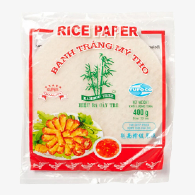 Bánh tráng chả giò 3 Cây Tre 22cm 1 bịch