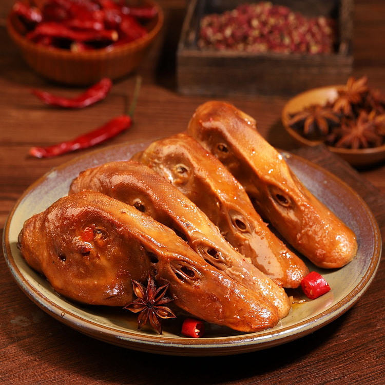 精武麻辣鸭头 (4 pieces)