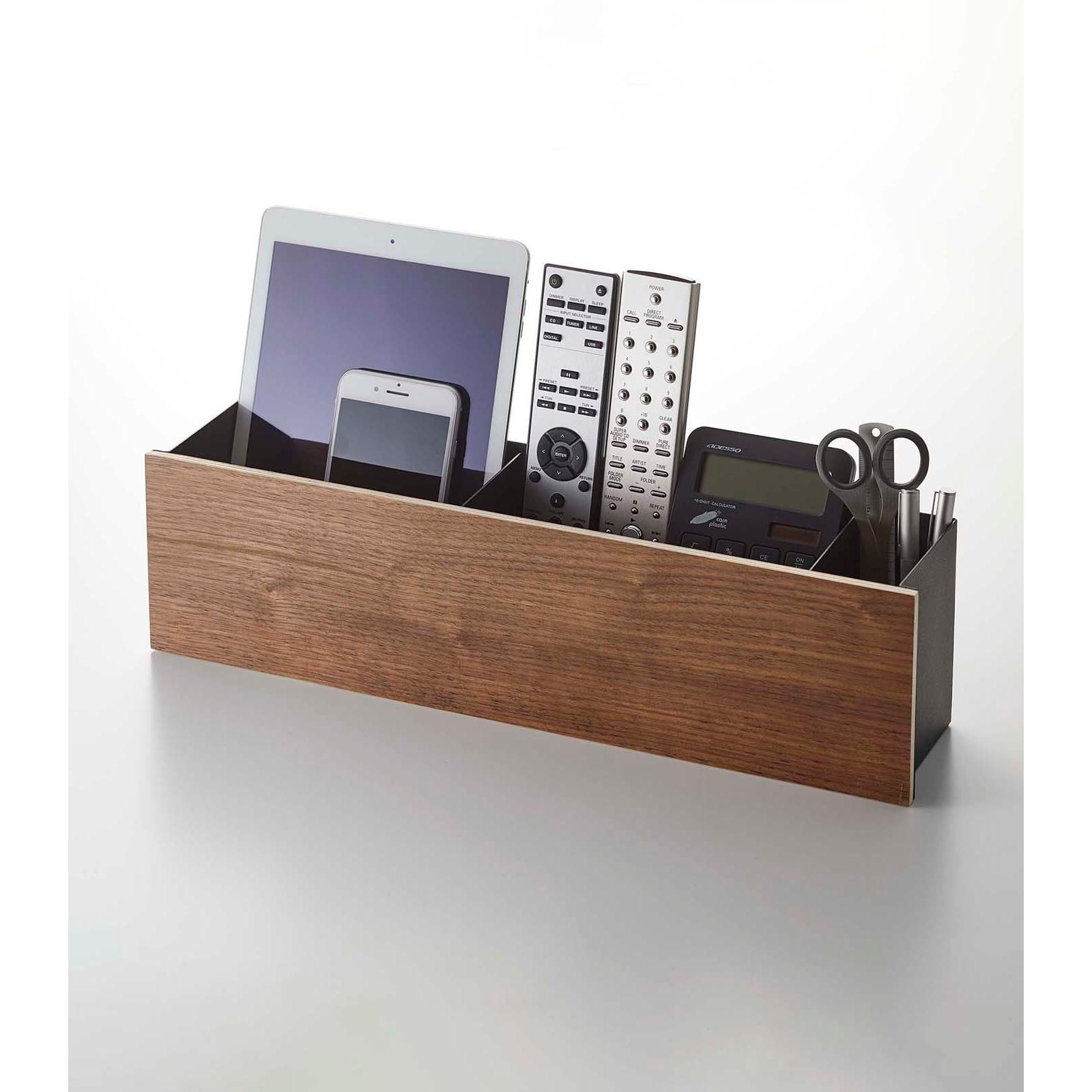 Desk Organizer - Large - Steel + Wood Walnut 1 個