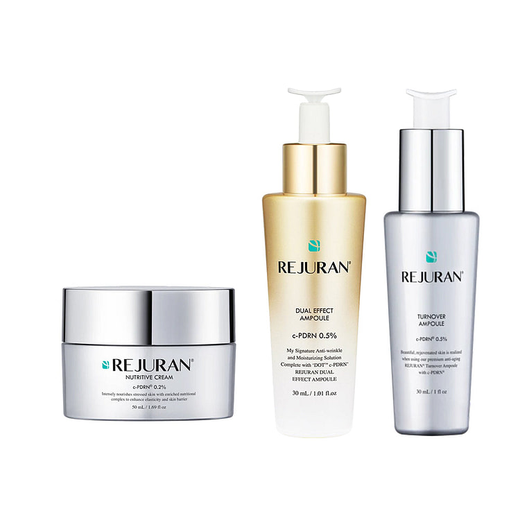 Rejuran Turnover Skincare Set-Double Ampoule+Cream 1 each