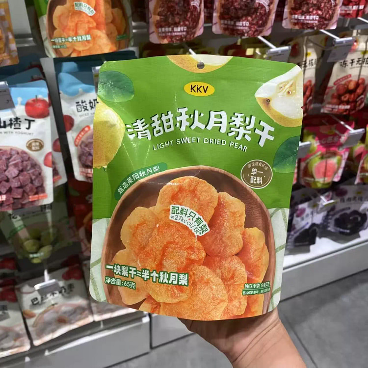 KKV Dried Autumn Moon Pears *1 Bag 65 g
