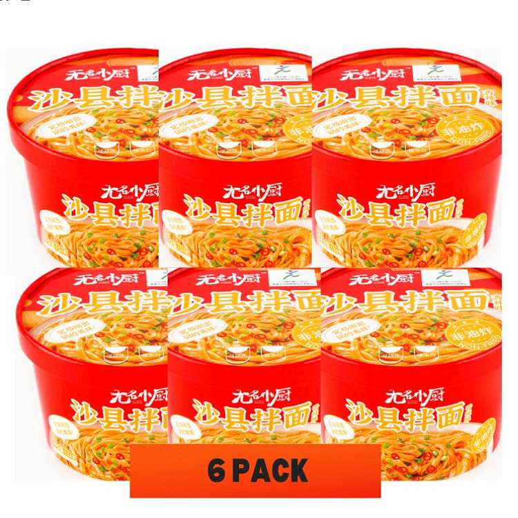 124g*6盒 无名小厨 沙县拌面 香辣味