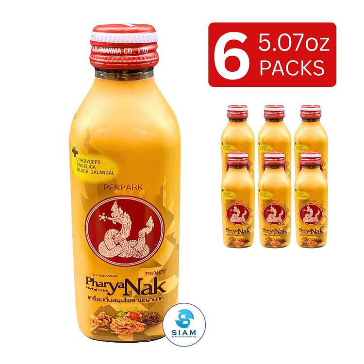 6瓶 PharYaNak Promp 泰国草本饮料