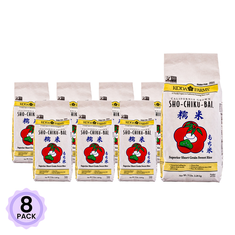 Koda Farms Superior Short Grain Sweet Rice 5 lb*8 pack