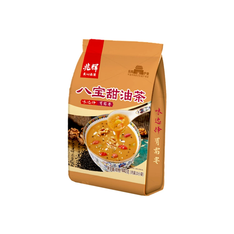 兆辉山西特产 八宝甜油炒面 油茶面杂粮坚果*1袋