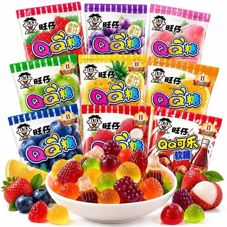Wangzai QQ Fruit-flavored Gummies 10 each