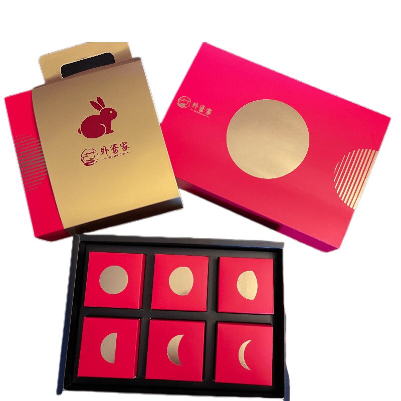 Cantonese mooncake gift box mixed flavors 1 box