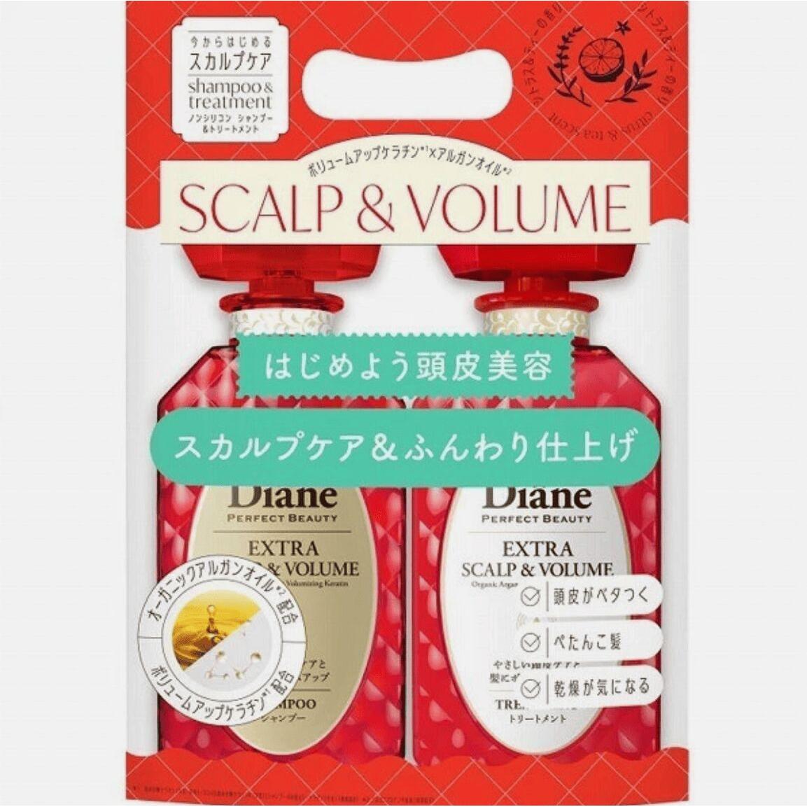 Diane Extra Scalp & Volume Shampoo & Treatment Set 1 each