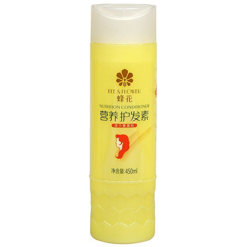 Hair Conditioner Moisturizing Milk Smooth Wheat Protein Nourishing-Yellow 450ml 1 bottle