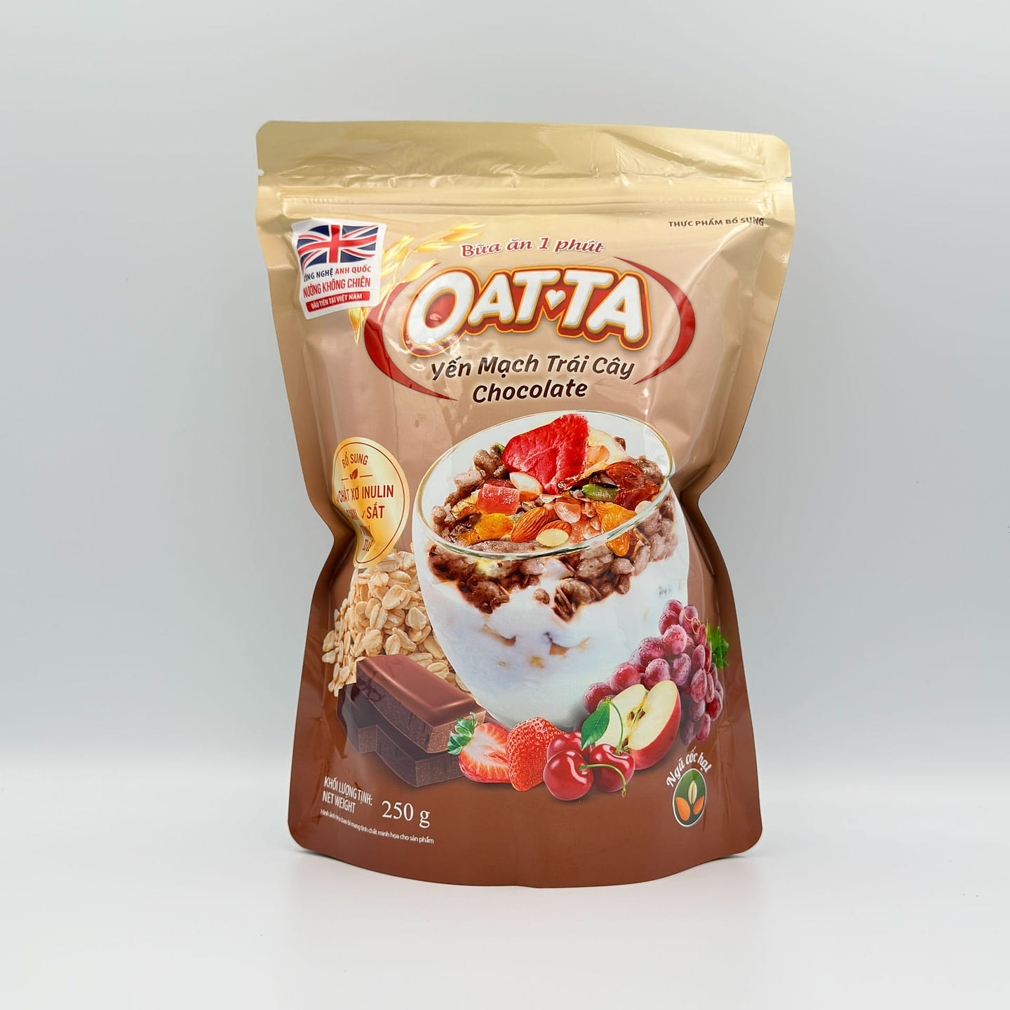 Oatta Fruit Oatmeal Chocolate Flavor 250g 250 g