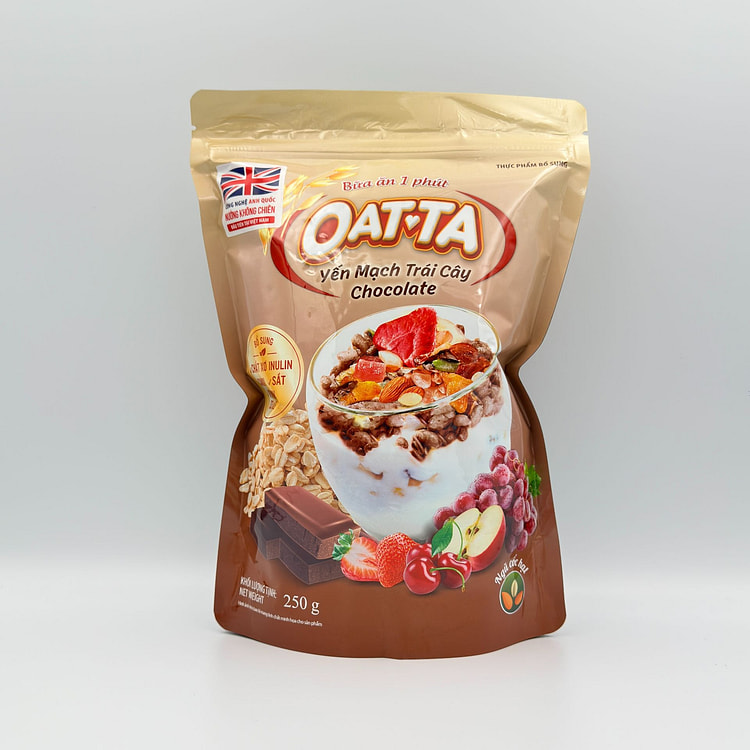 Oatta Fruit Oatmeal  Chocolate Flavor 250g 250 g (min 2)