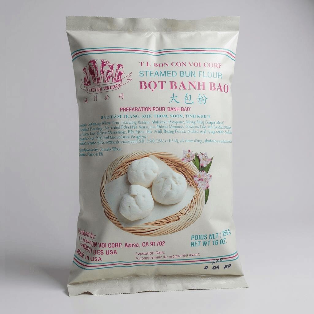 Steamed Bun Flour - Bot Banh Bao Product Of USA 454 g