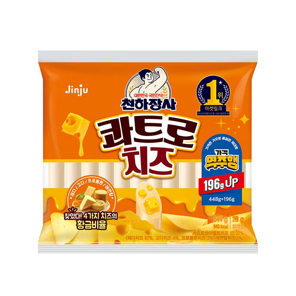 진주햄 천하장사 콰트로치즈 644g (448g + 196g) 1 개