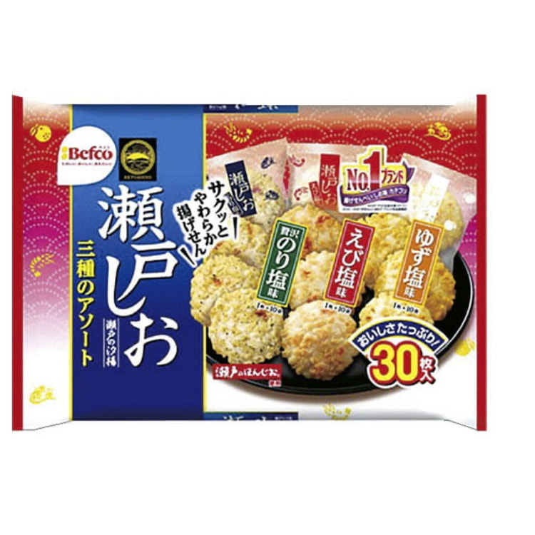 Kuriyama Beika Seto Shioage Assortment 30 Pieces