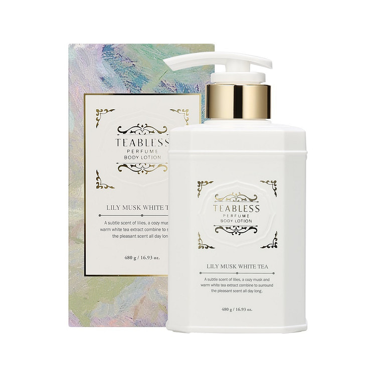 Perfume Body Lotion Lily Musk White Tea 480g 480 g
