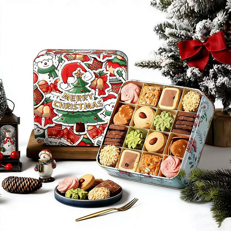 Yotime Christmas Cookie Gift Box - 1 Box 580 g