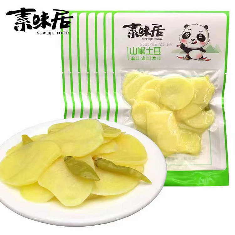 素味居 山椒土豆片 80g*3包