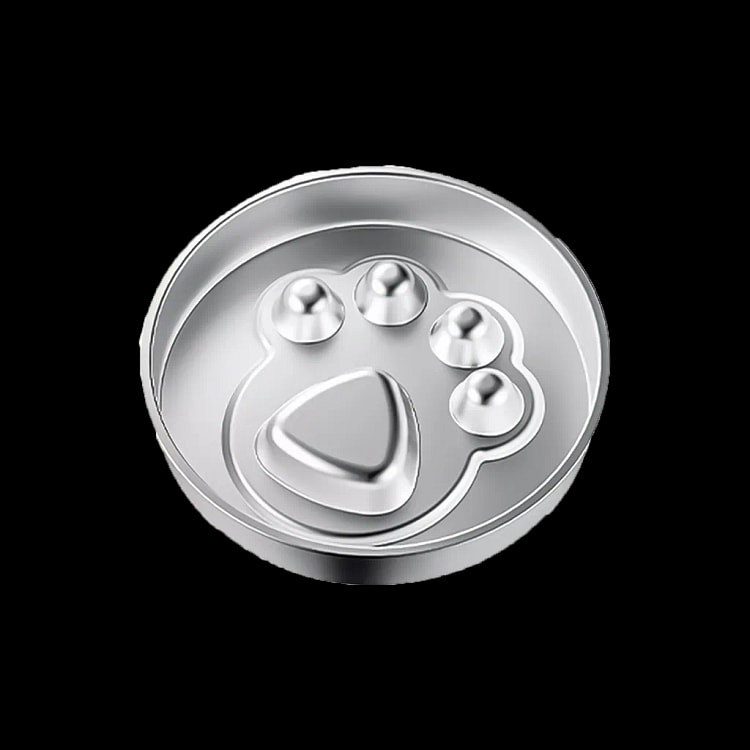New Stainless Steel Pet Slow Food Bowl Claw Style