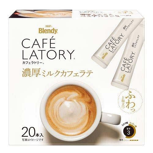 AGF Blendy Rich Milk Coffee Latte Sticks 20 Bags